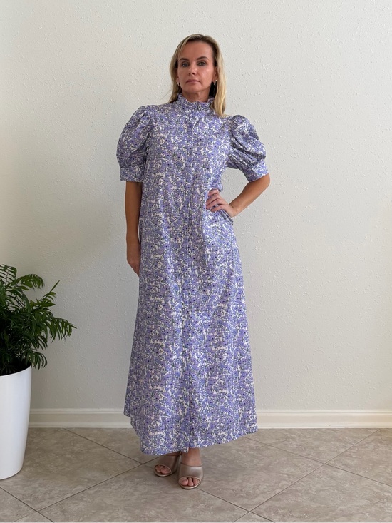 Hyacinth House Dresses & Skirts - Hyacinth House Purple Poppies Louisa Maxi Dress M Cotton